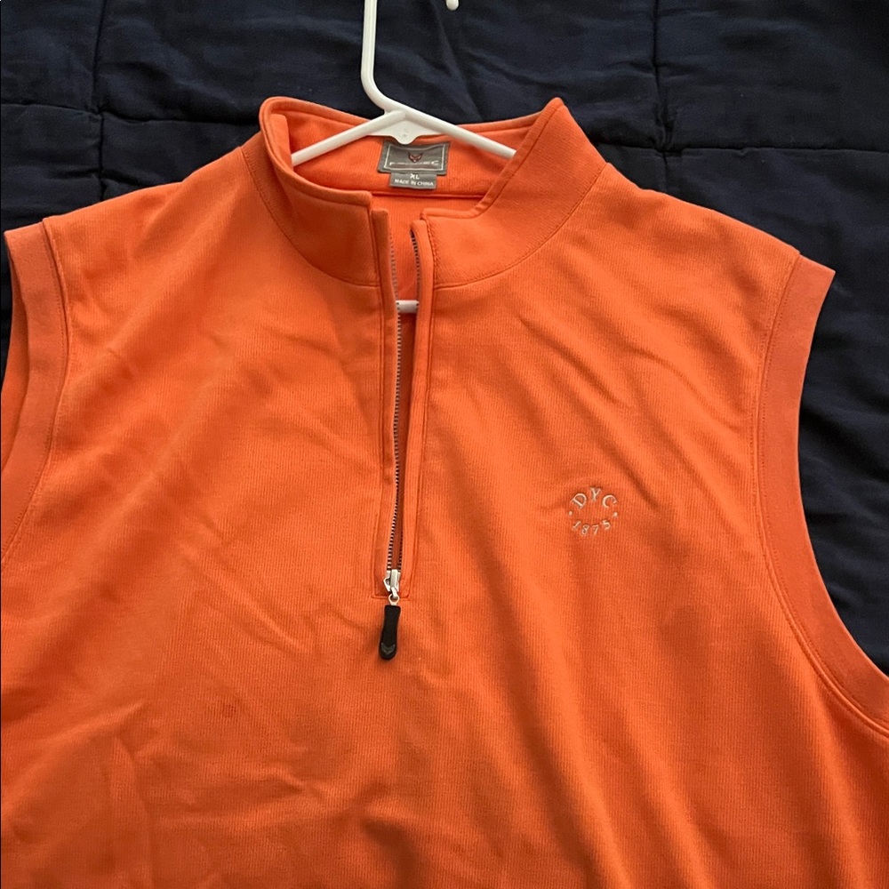 Orange Sleeveless Men's Tank Top